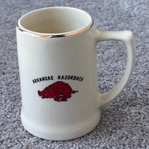 Vintage Arkansas Razorback Mug Made in USA
